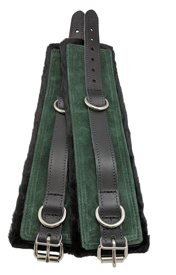 Faux Fur Ankle Green